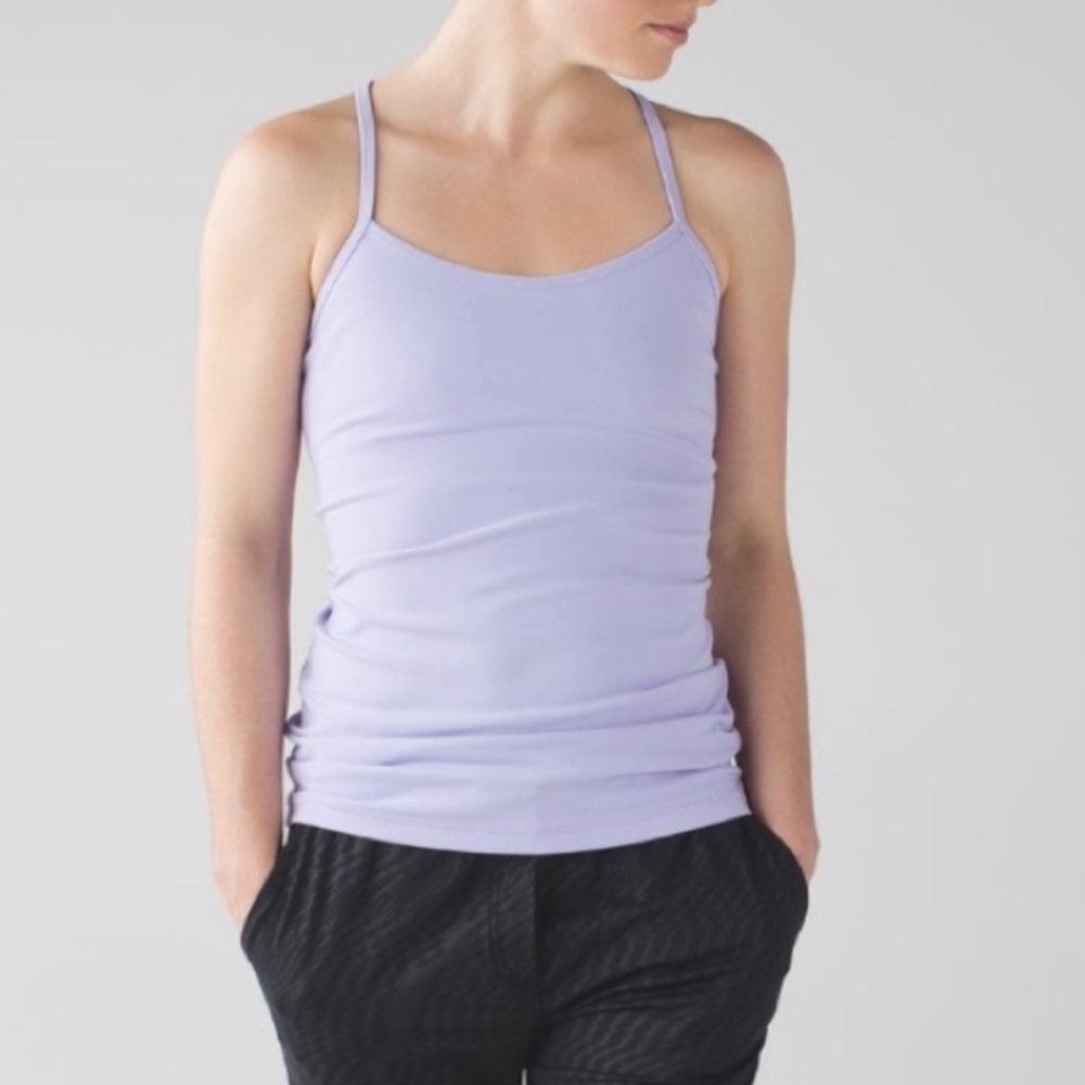 Lululemon power y tank lilac